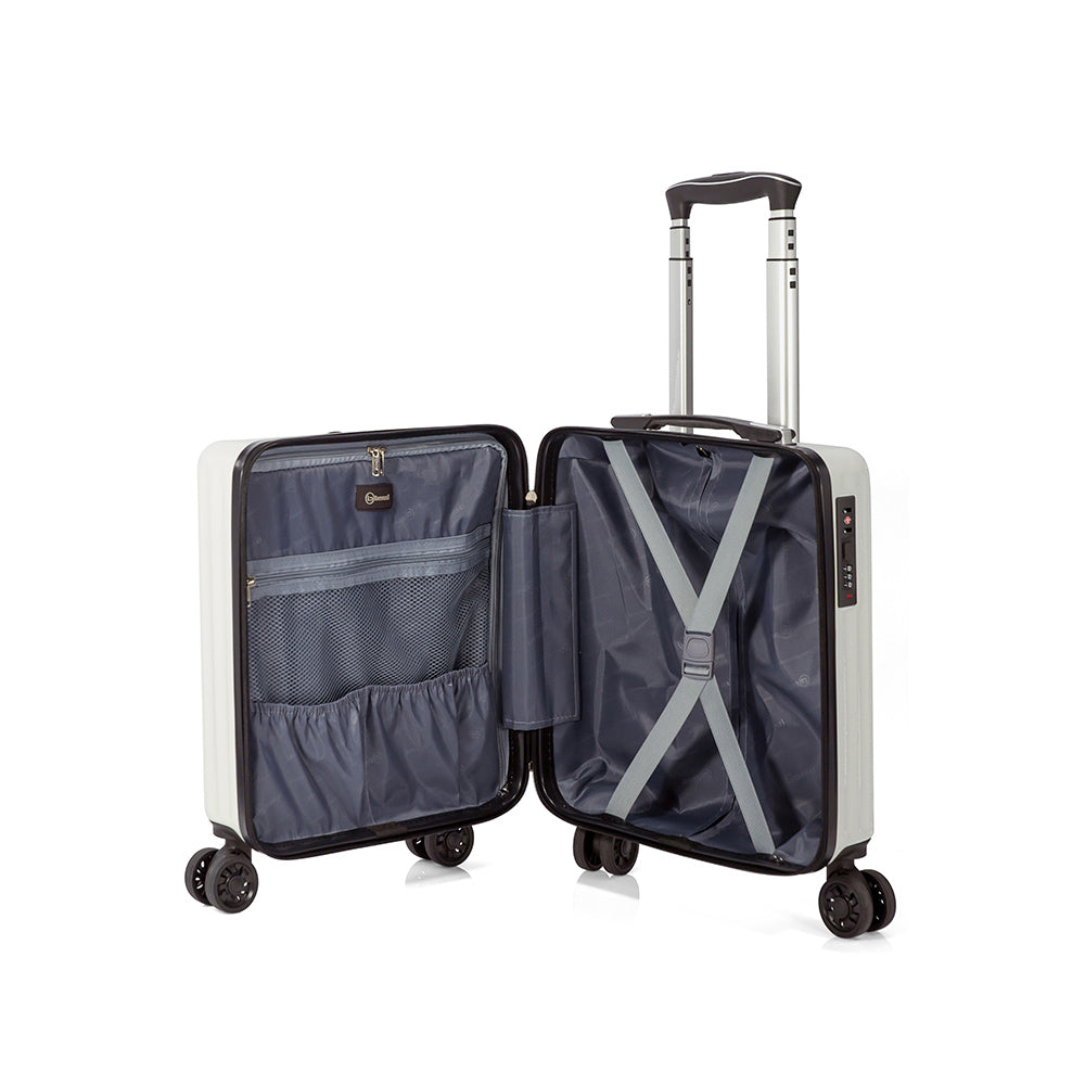 Mala Viagem com Trolley 34x44x20cm Azul 1un