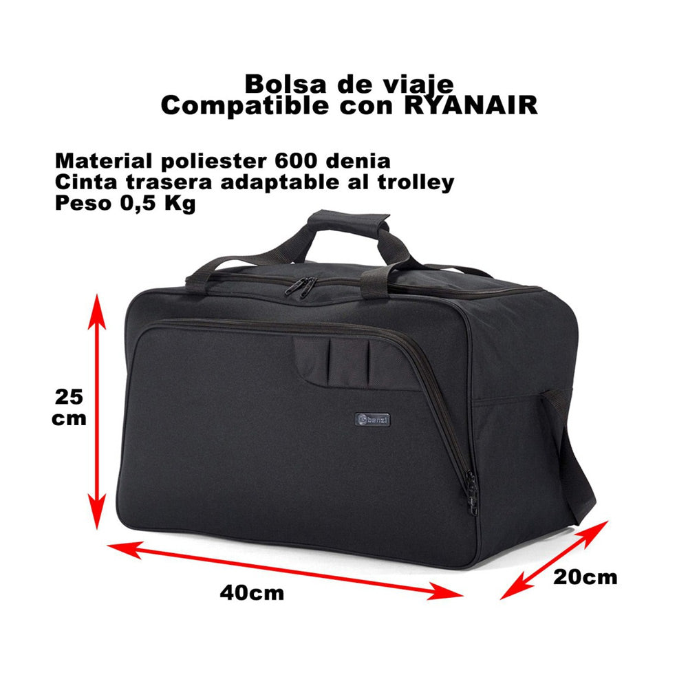 Saco Viagem 62x34x31cm Cinzento 1un