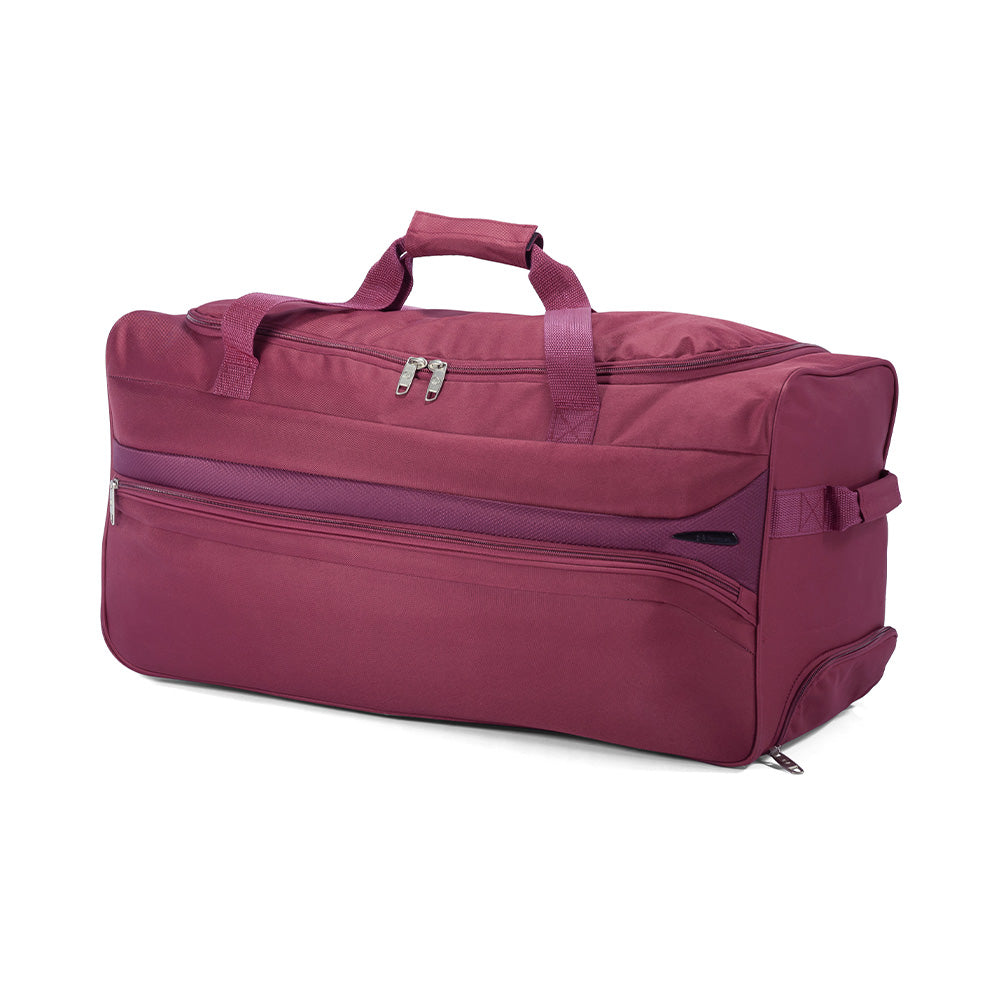 Saco Viagem com Trolley 65x32x30cm Vermelho 1un