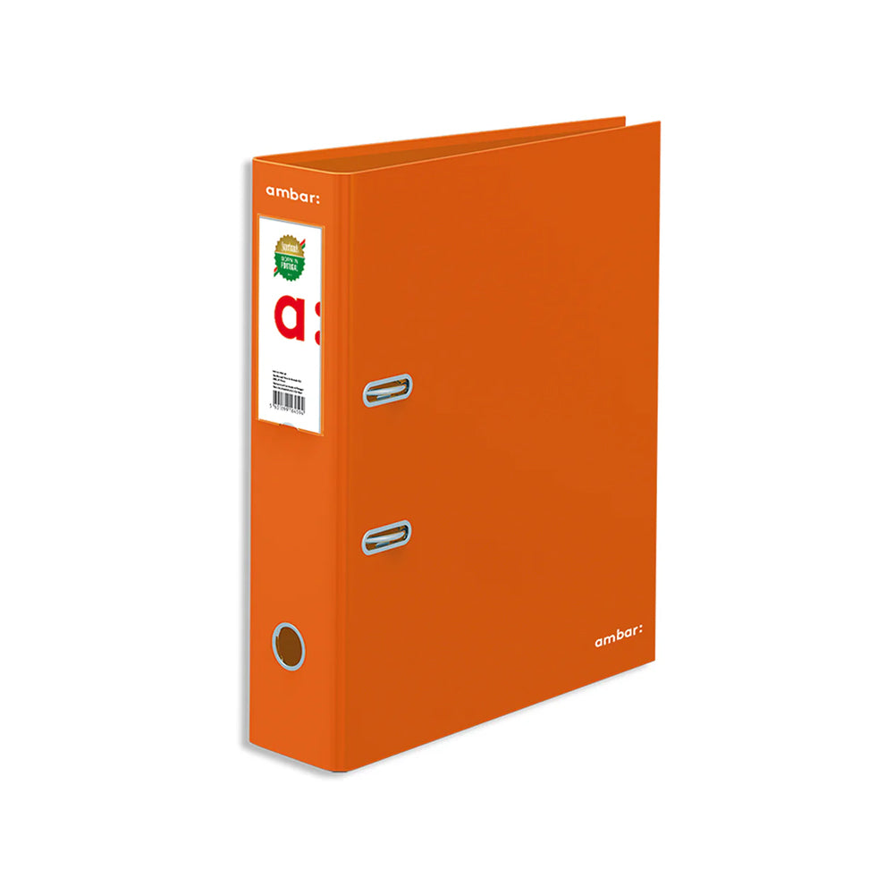 Pasta Arquivo L/L Ambar c/Rado Din Laranja
