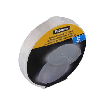 Caixa para CDs/DVDs Fellowes Transparente 9834201 Emb.5