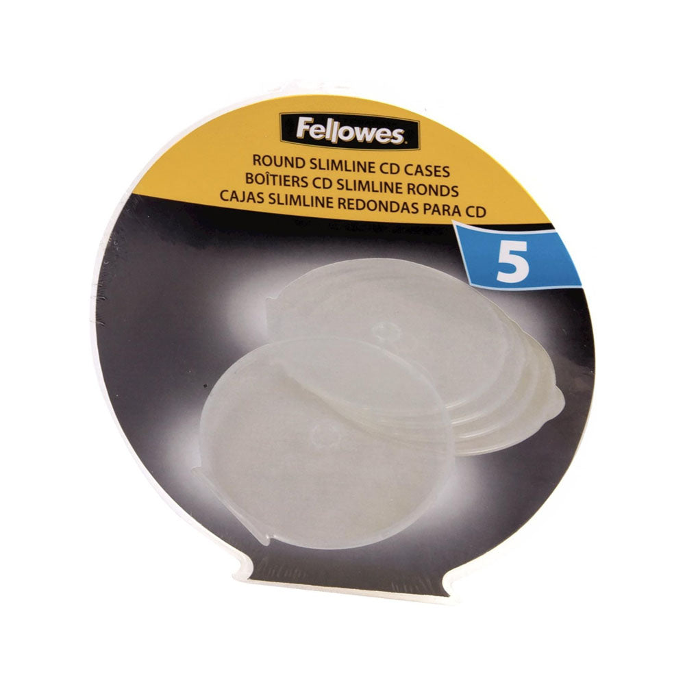 Caixa para CDs/DVDs Fellowes Transparente 9834201 Emb.5