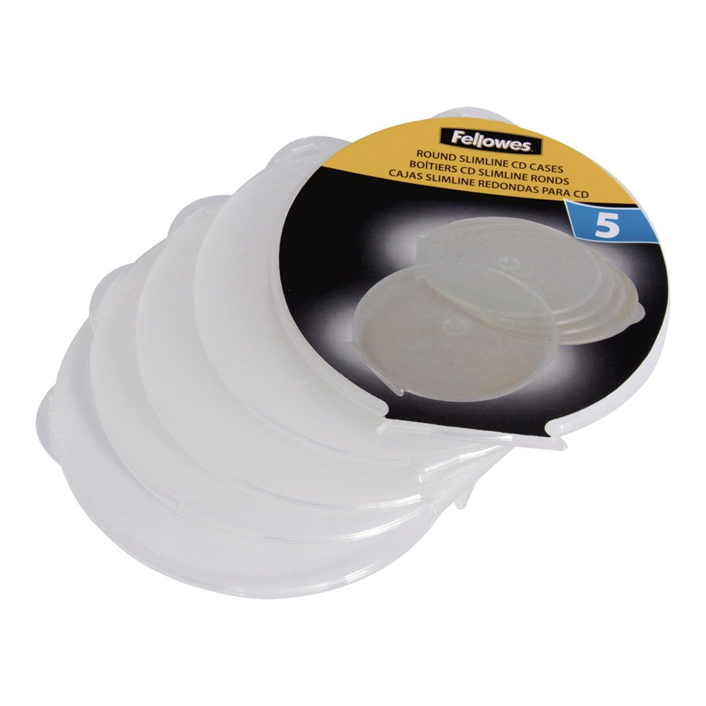 Caixa para CDs/DVDs Fellowes Transparente 9834201 Emb.5