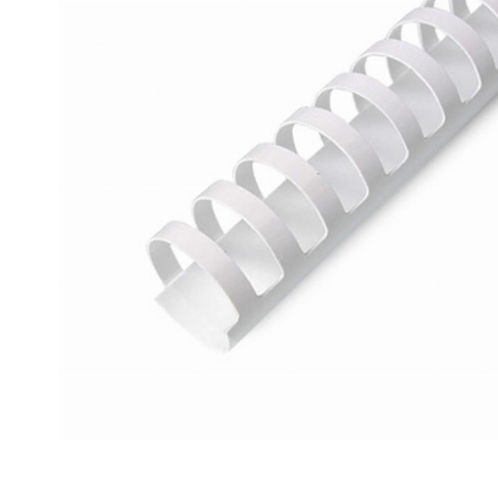 Argolas PVC Encadernar 14mm Branco 110 Folhas 37579 100un