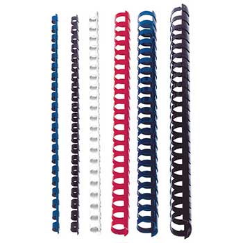 Argolas PVC Encadernar 06mm Branco 20 Folhas 100un