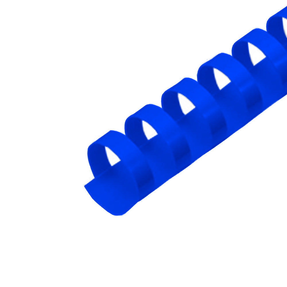 Argolas Pvc Encadernar 08mm Azul 40 Folhas 100un