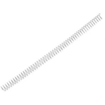 Argolas Espiral Metálicas Passo 5:1 16mm Prata 100un