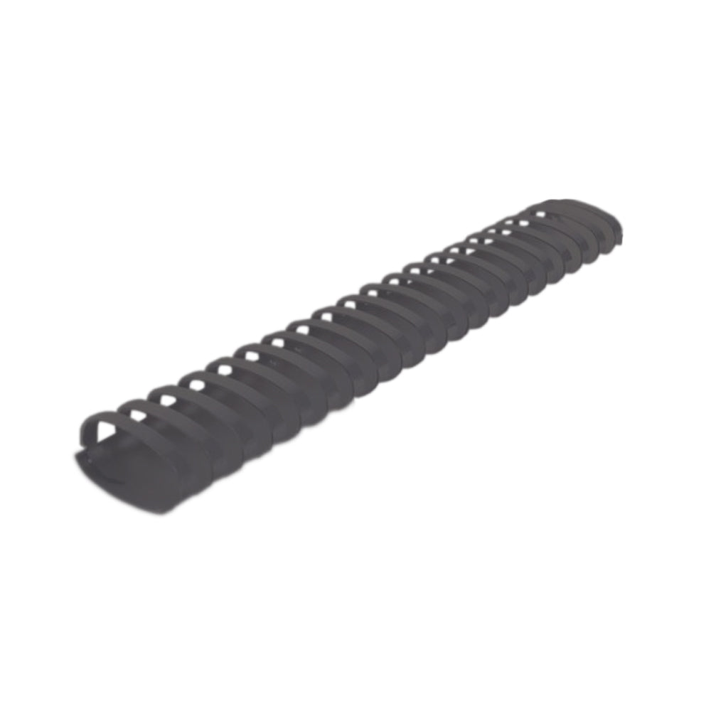 Argolas PVC Encadernar 38mm Ovais Preto 375 Folhas 50un