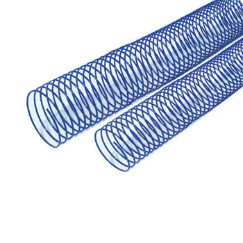 Argolas Espiral Metálicas Passo 5:1 42mm Azul 25un
