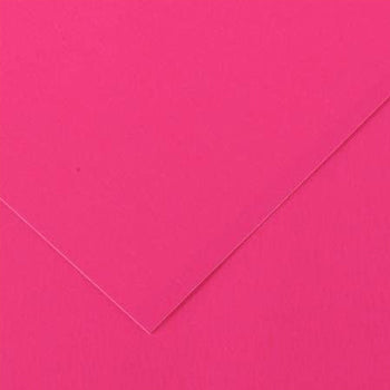 Cartolina 50x65cm Magenta Fluorescente 250g 25 Folhas Canson
