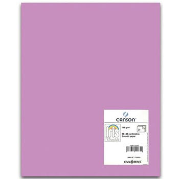 Cartolina A4 Malva 185g Canson 50 Folhas