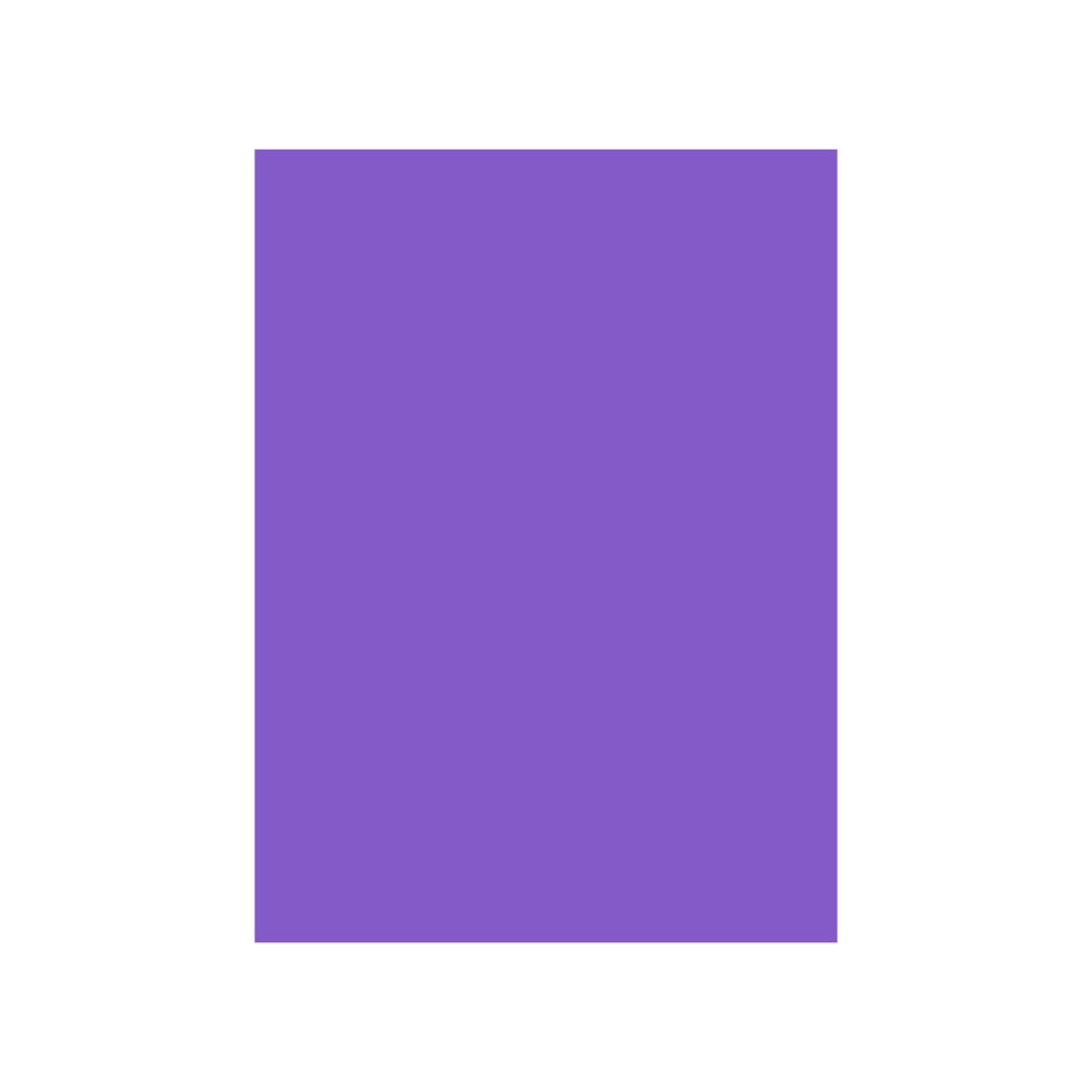 Cartolina A4 Roxo/Violeta 7V 180g 125 Folhas