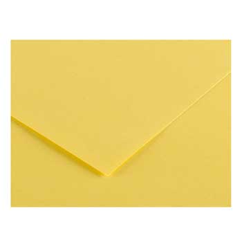 Cartolina 50x65cm Amarelo Limão 185g 1 Folha Canson