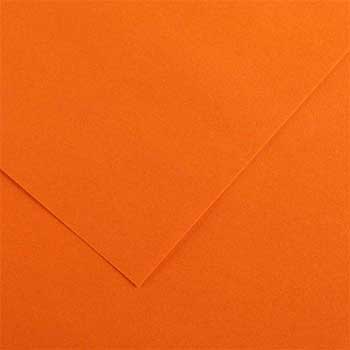 Cartolina 50x65cm Laranja 185g 1 Folha Canson