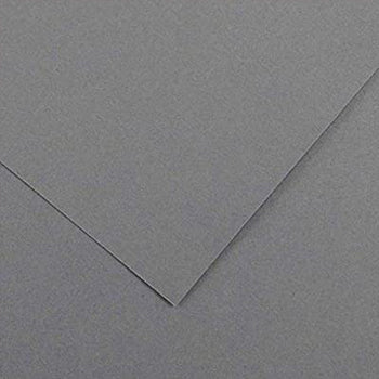 Cartolina 50x65cm Cinzento Chumbo Escuro 185g 1 Folha Canson