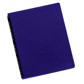 Capa Encadernação A4 250g Delta Couro Azul Royal 100un