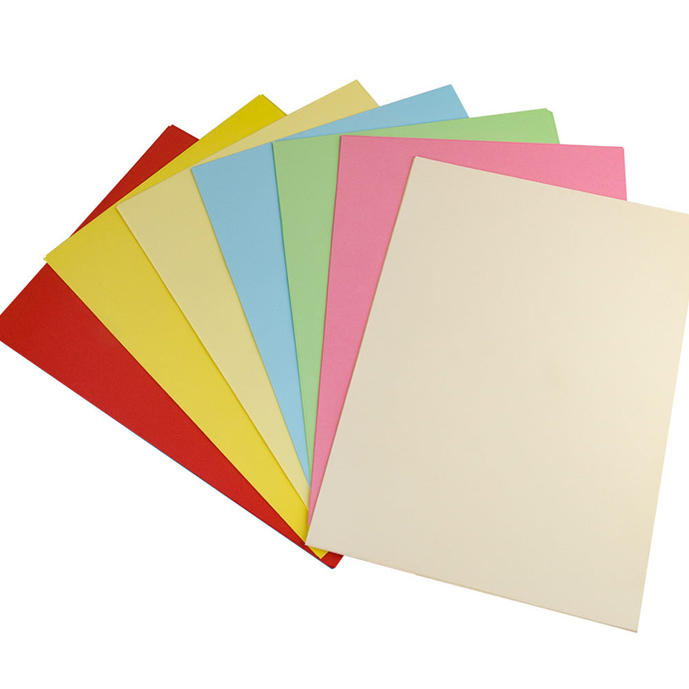 Cartolina A3 Cores Suaves Sortidas 180g 50 Folhas