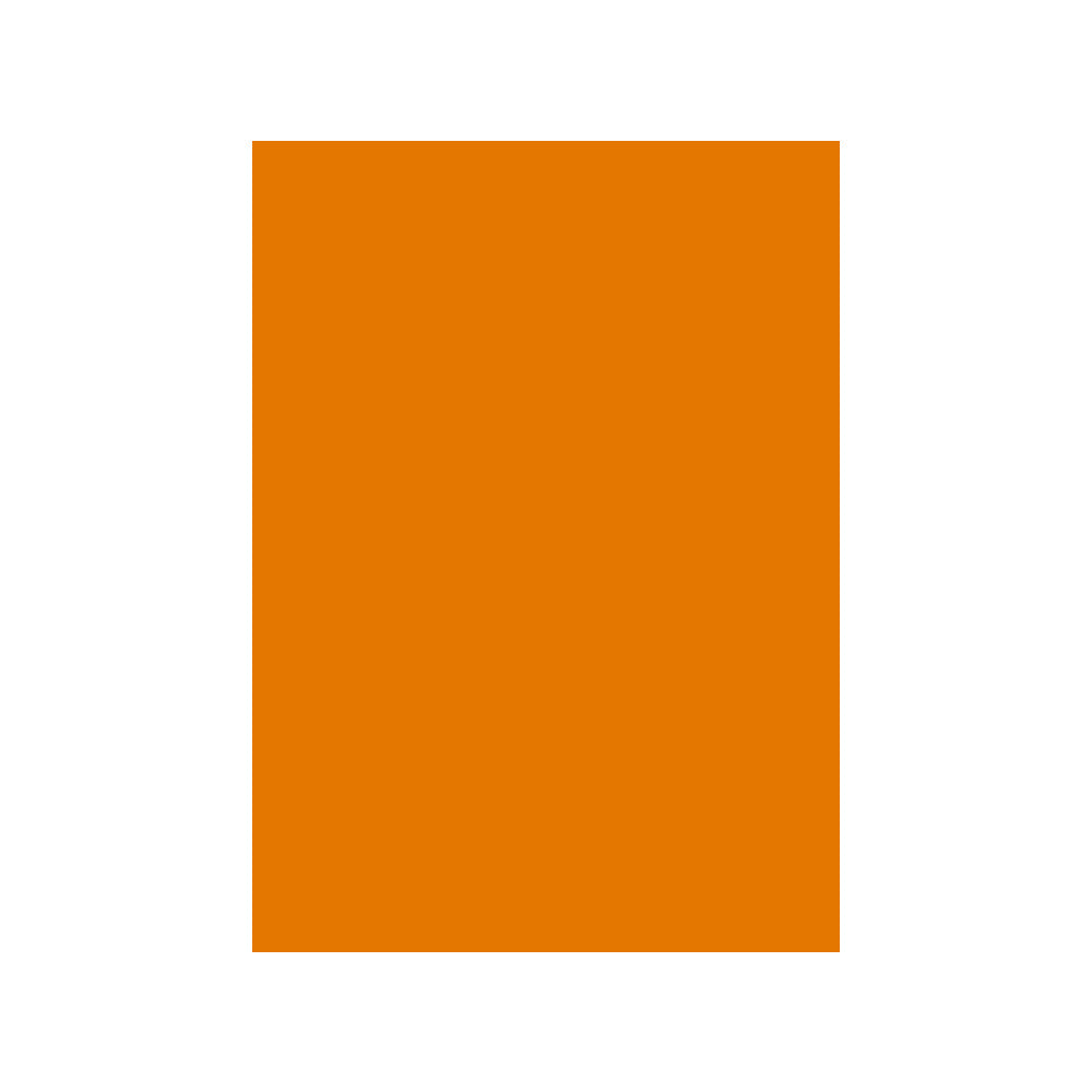 Cartolina A4 180gr 1 Folha Laranja Forte / Ocre (6F)
