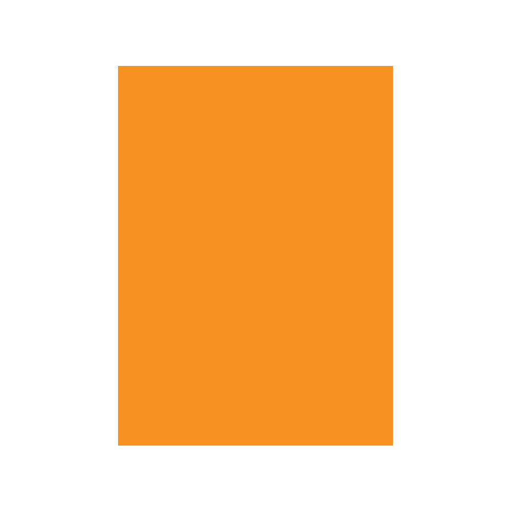 Cartolina A4 180g Laranja 6A 1 Folha
