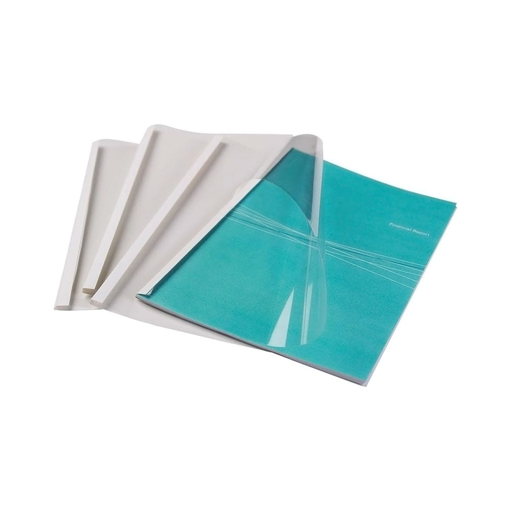 Pasta Encadernação Térmica A4 09mm Branco 10un