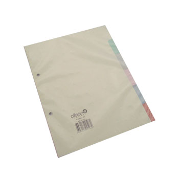 Separadores A5 Cartolina  6un (AC1203)