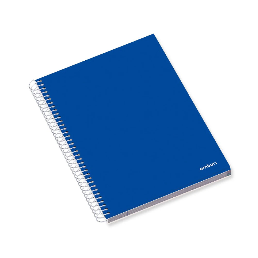 Caderno Espiral A4 Quadriculado PP Ambar School Sortido 1un