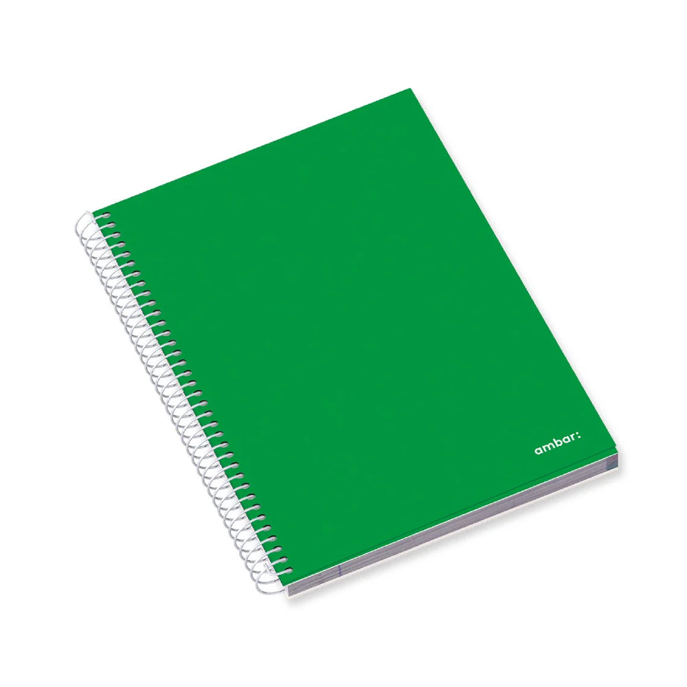 Caderno Espiral A4 Quadriculado PP Ambar School Sortido 1un
