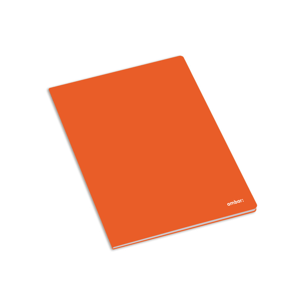 Caderno Agrafado A4 Liso Ambar School Sortido 60Fls 1un