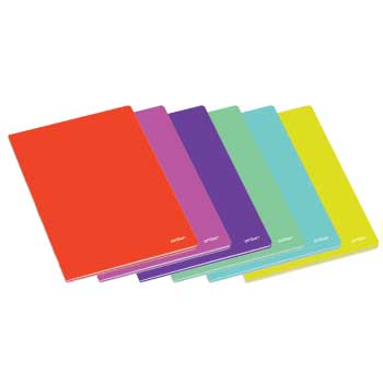 Caderno Agrafado A5 Pautado 2 Linhas Ambar Sortido 20Fls 1un