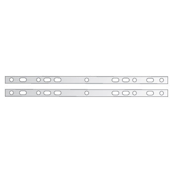 Tira Adesiva Arquivo com Furação 297mm  Pack 48un