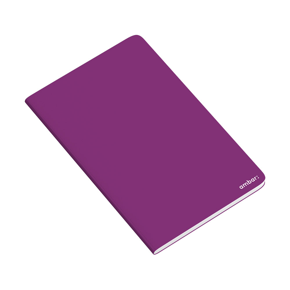 Caderno Agrafado A4 Pautado PP Ambar School Sortido 48Fls 1u