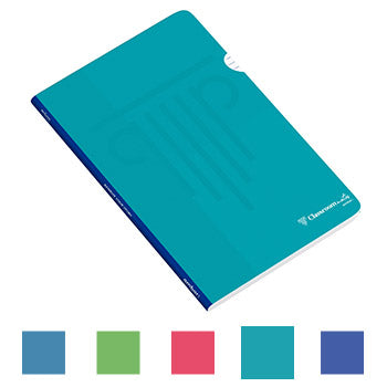 Caderno Agrafado A4 Quadric PP Ambar Sortido Pastel 48Fl 1un