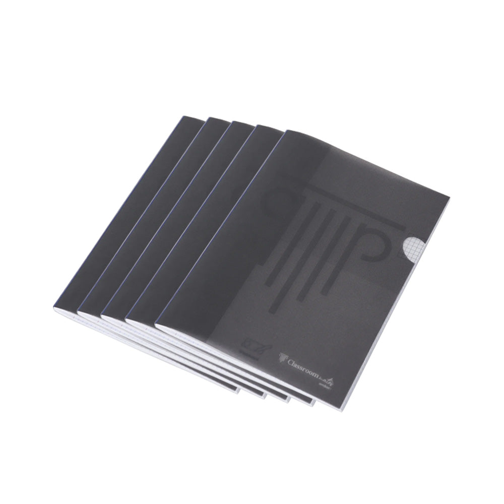 Caderno Agrafado A4 Quadriculado PP Ambar Preto 48Fls 1un