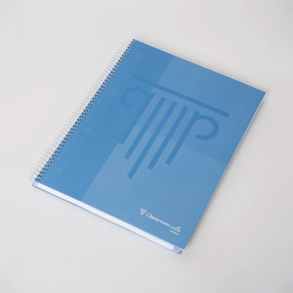Caderno Espiral A4 Quadriculado Ambar WB Sortido 100Fls 1un
