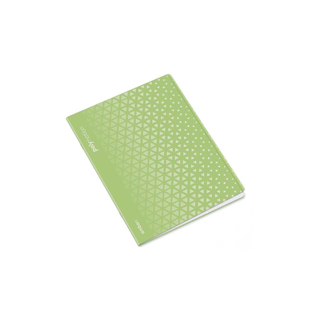 Caderno Agrafado A5 Quadric PP Ambar Triang Sortido 48Fls 1u