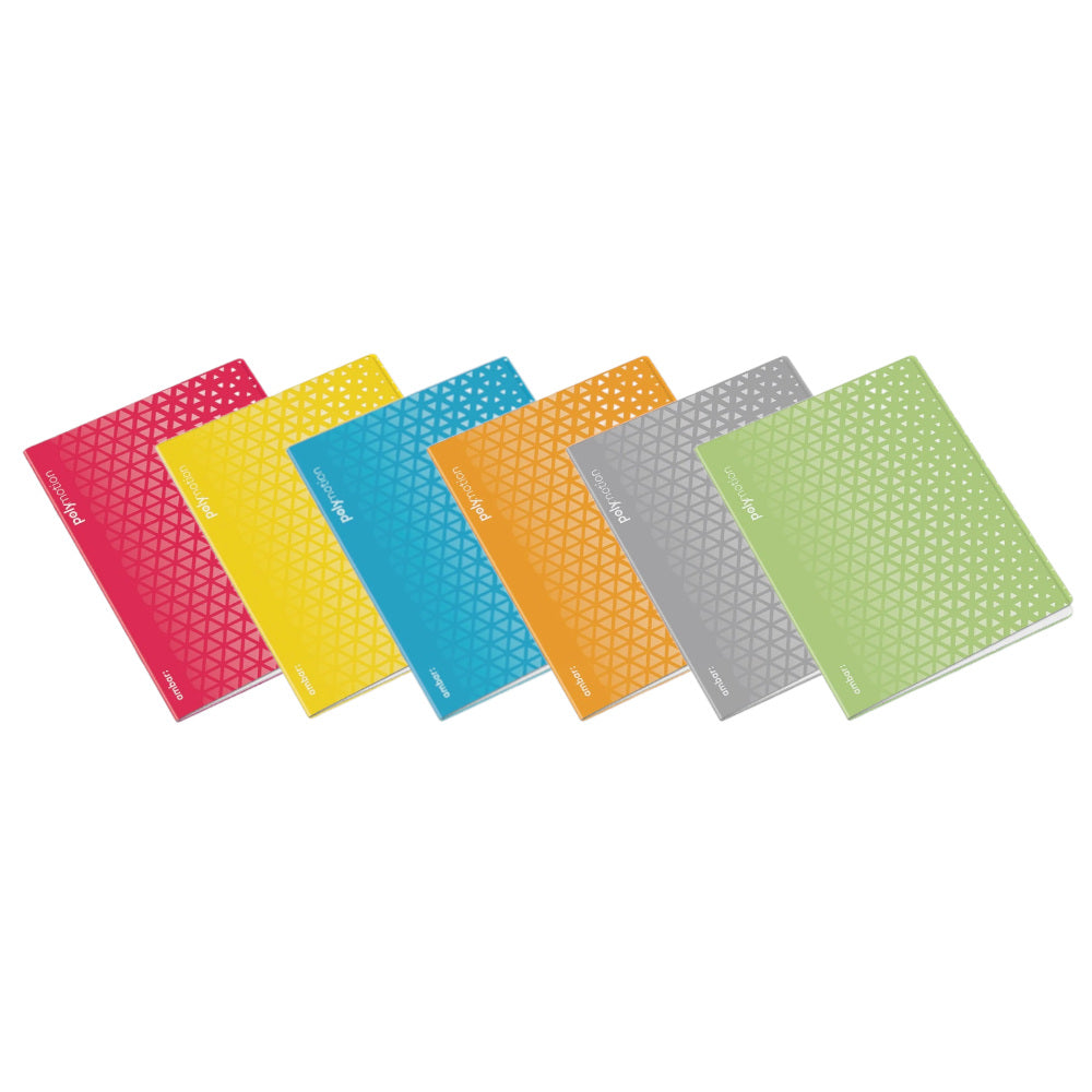 Caderno Agrafado A4 Pautado PP Ambar Triang Sortido 48Fls 1u