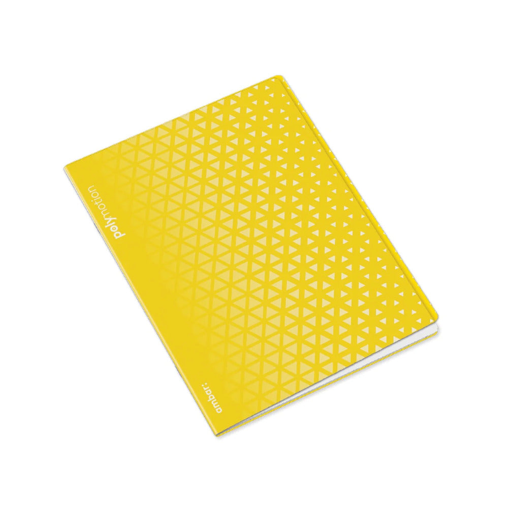 Caderno Agrafado A4 Pautado PP Ambar Triang Sortido 48Fls 1u