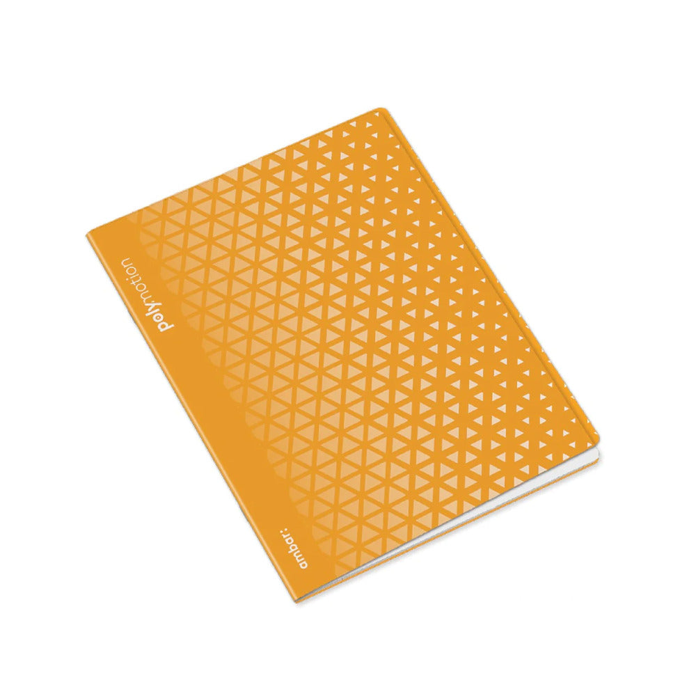 Caderno Agrafado A4 Pautado PP Ambar Triang Sortido 48Fls 1u