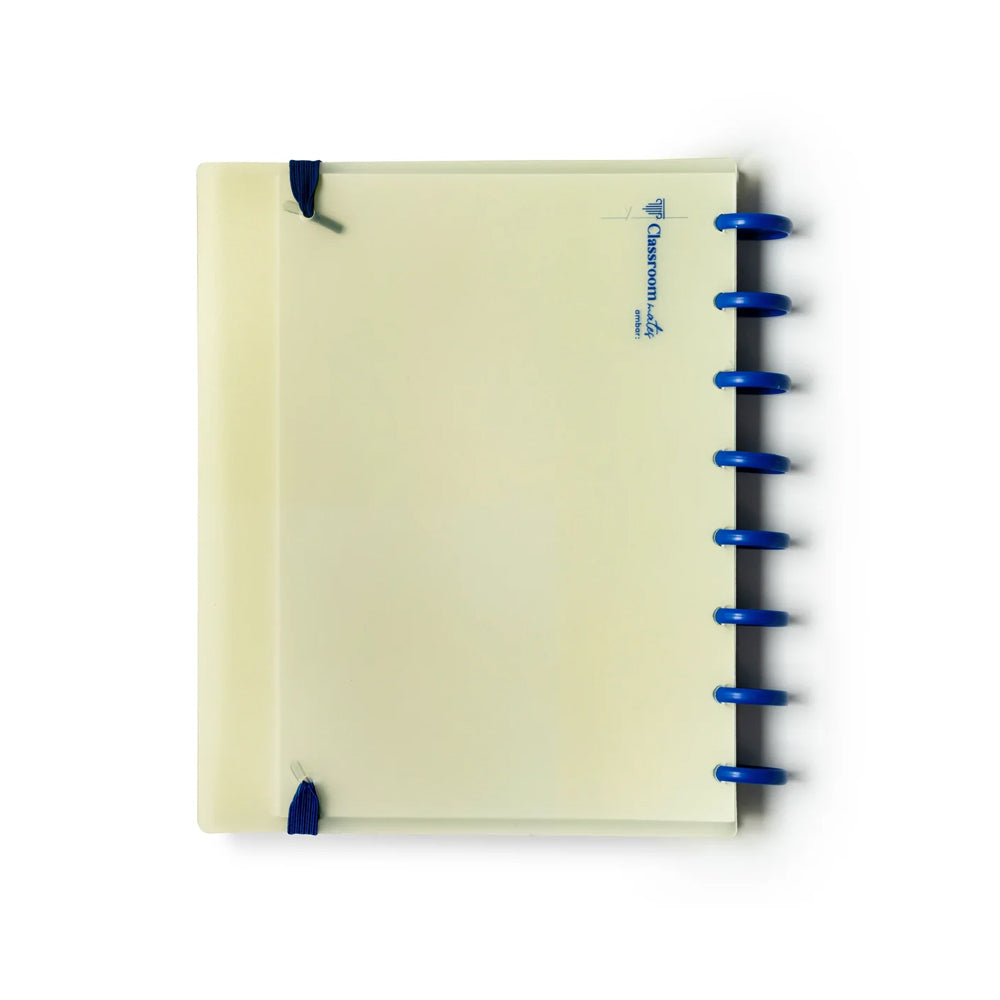 Caderno EcoSmart Classroom A5 PP Ambar Limão 100g 100Fls