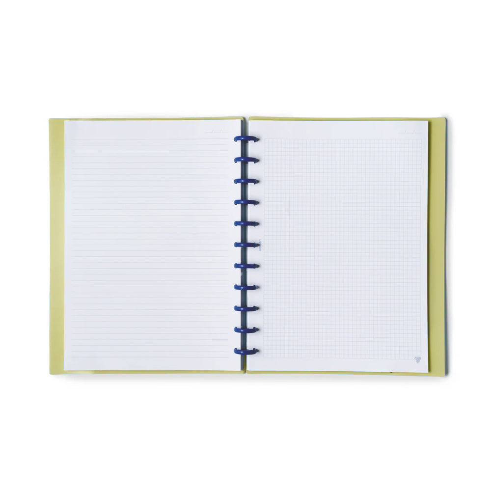 Caderno EcoSmart Classroom A5 PP Ambar Limão 100g 100Fls