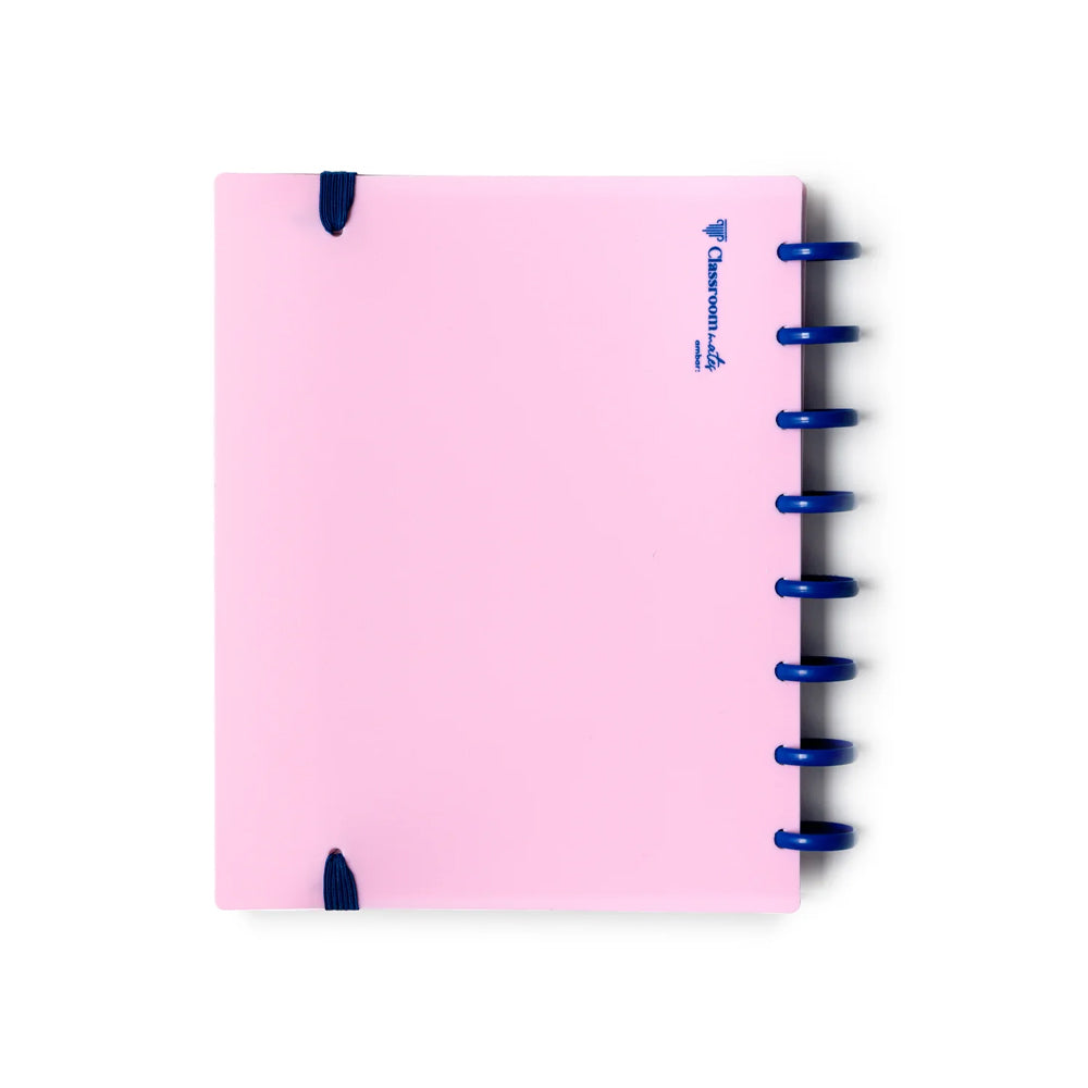 Caderno EcoSmart Classroom A5 PP Ambar Rosa 100g 100Fls