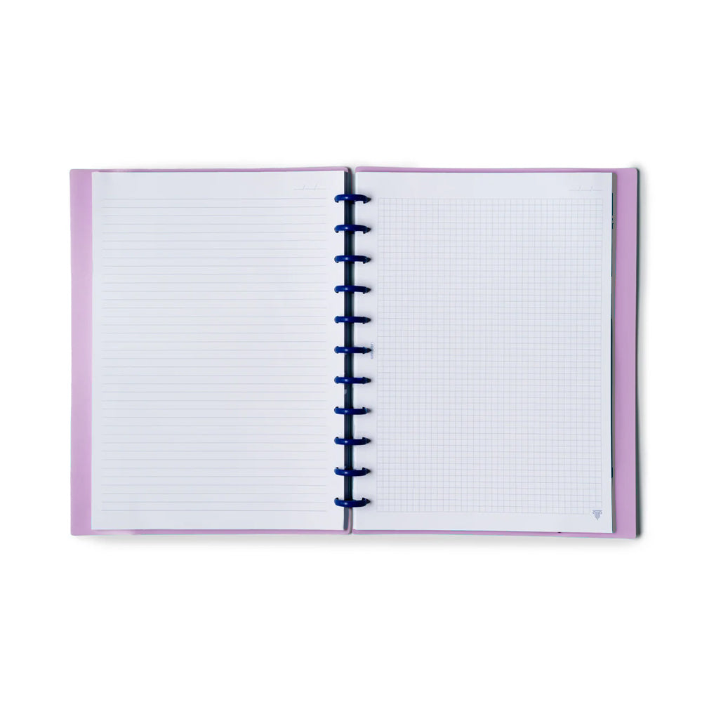 Caderno EcoSmart Classroom A5 PP Ambar Rosa 100g 100Fls