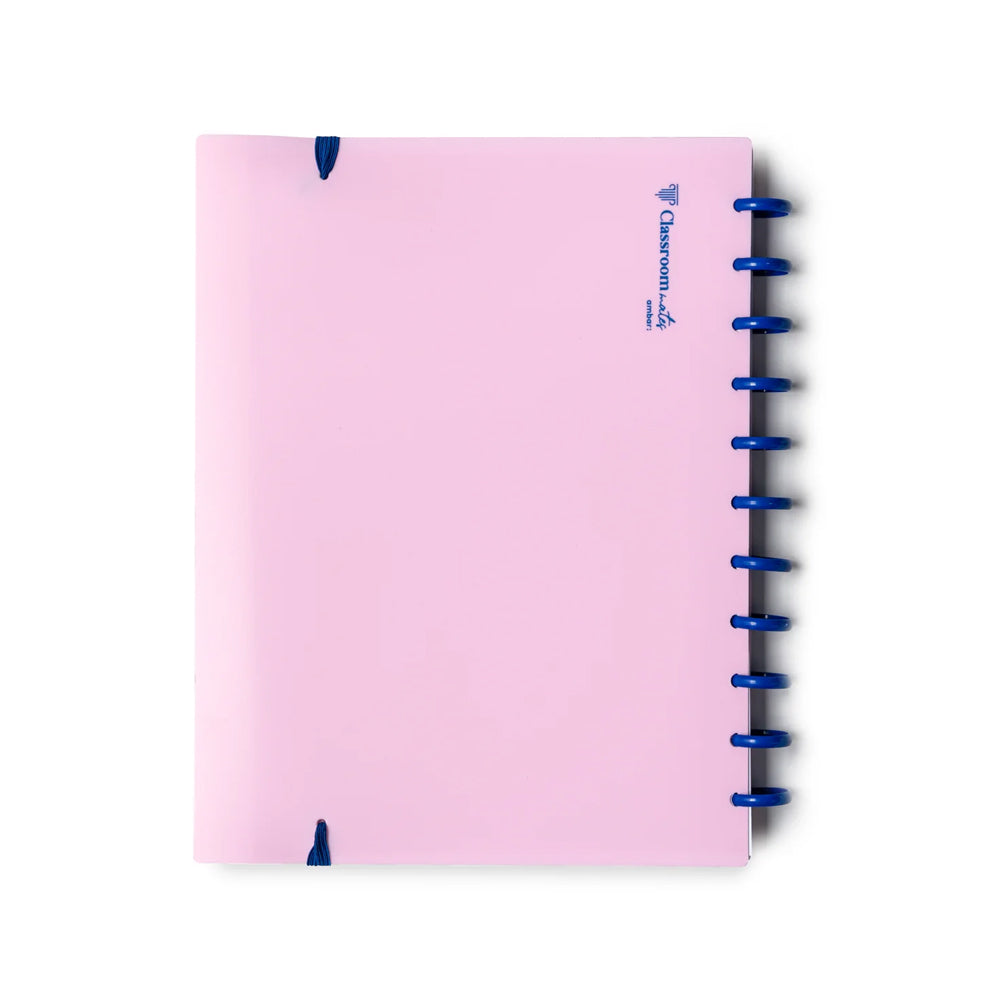 Caderno EcoSmart Classroom A4 PP Ambar Rosa 100g 100Fls