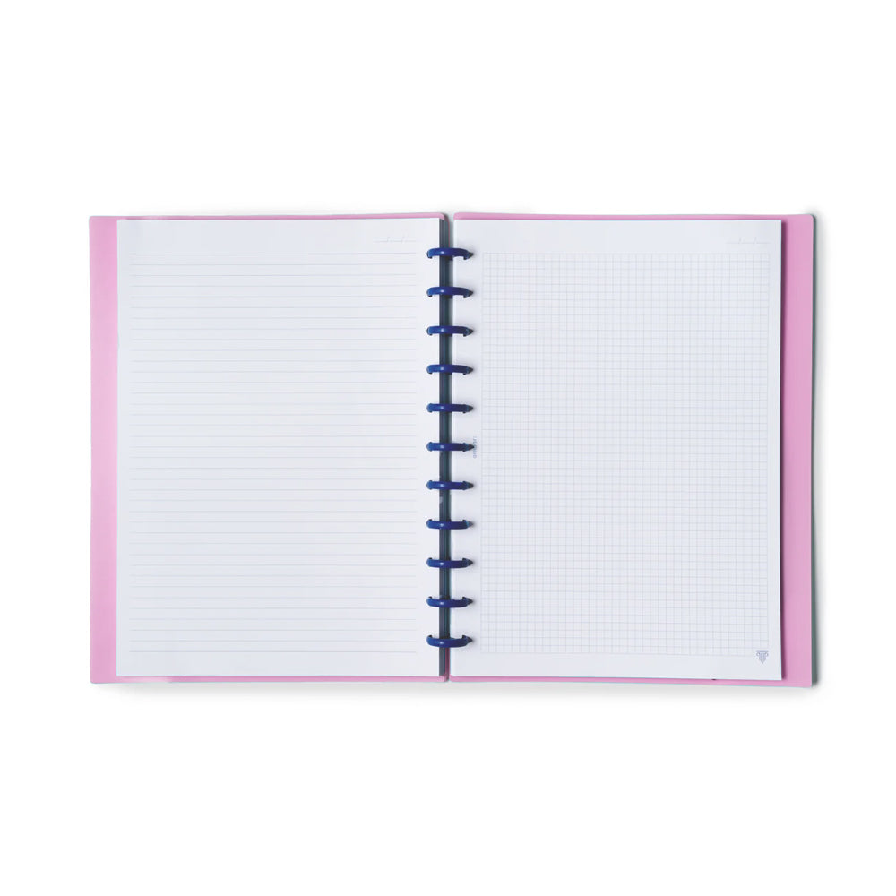 Caderno EcoSmart Classroom A4 PP Ambar Rosa 100g 100Fls