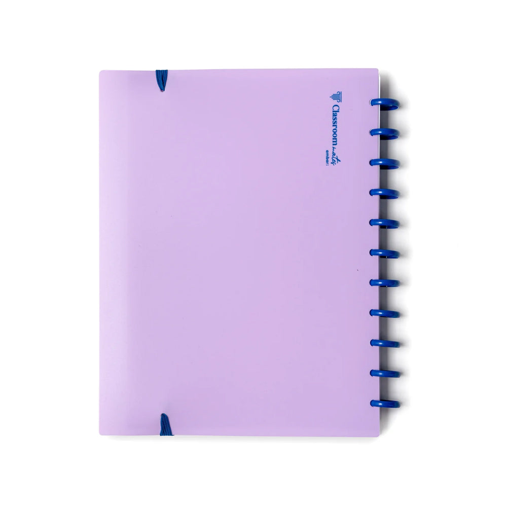 Caderno EcoSmart Classroom A4 PP Ambar Alfazema 100g 100Fls
