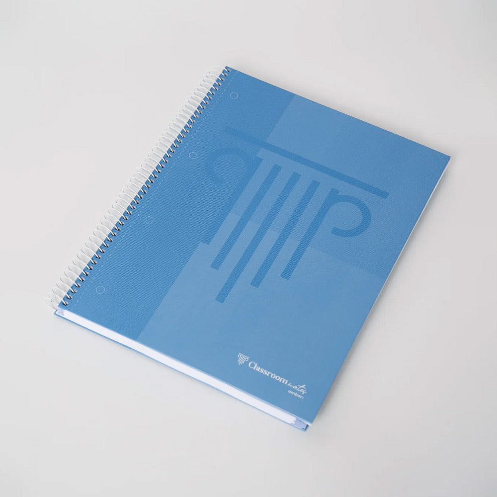 Caderno Espiral A5 Quadriculado 90g Ambar WB Sortido 100Fls