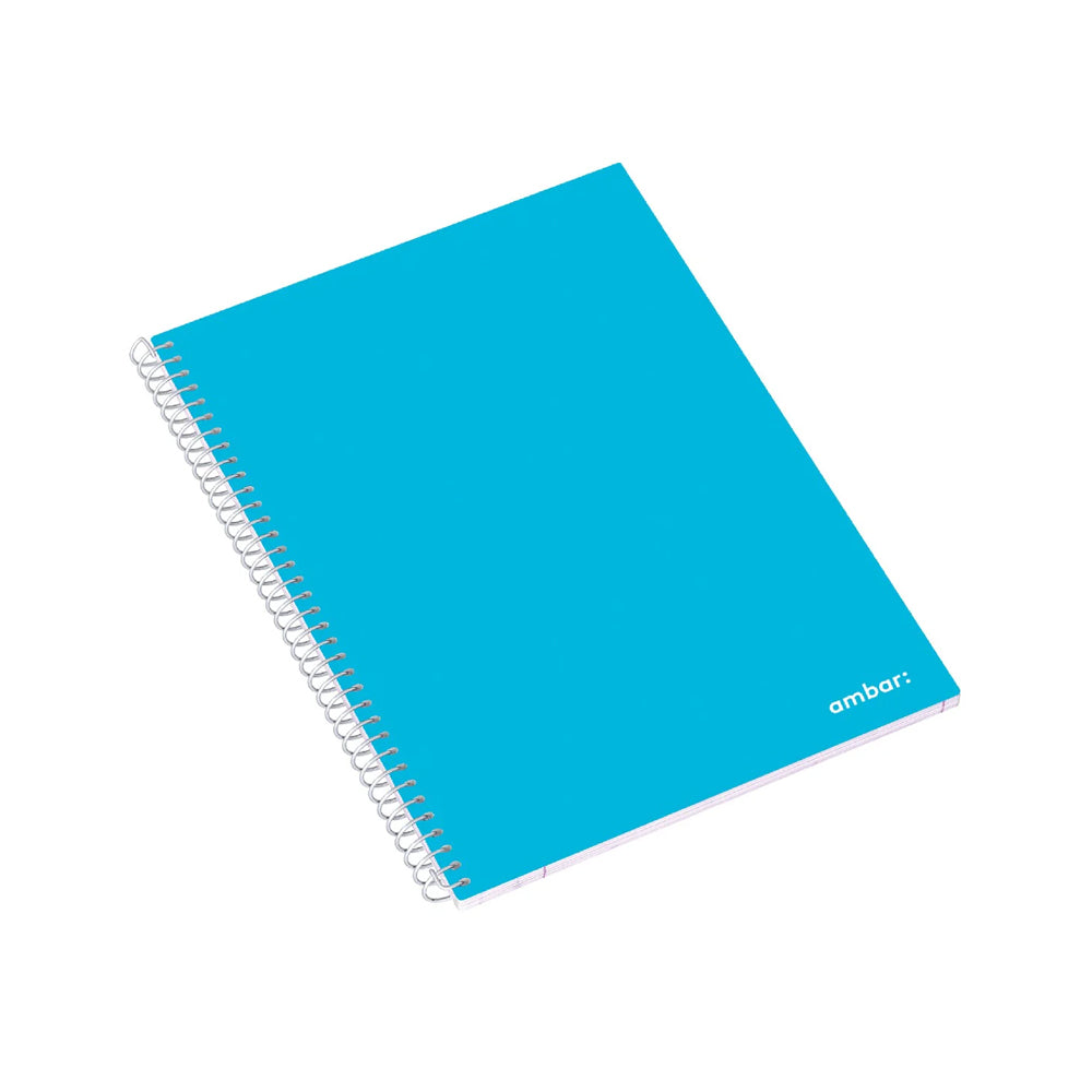 Caderno Espiral A4 Quadriculado Ambar School Sortido 80Fls