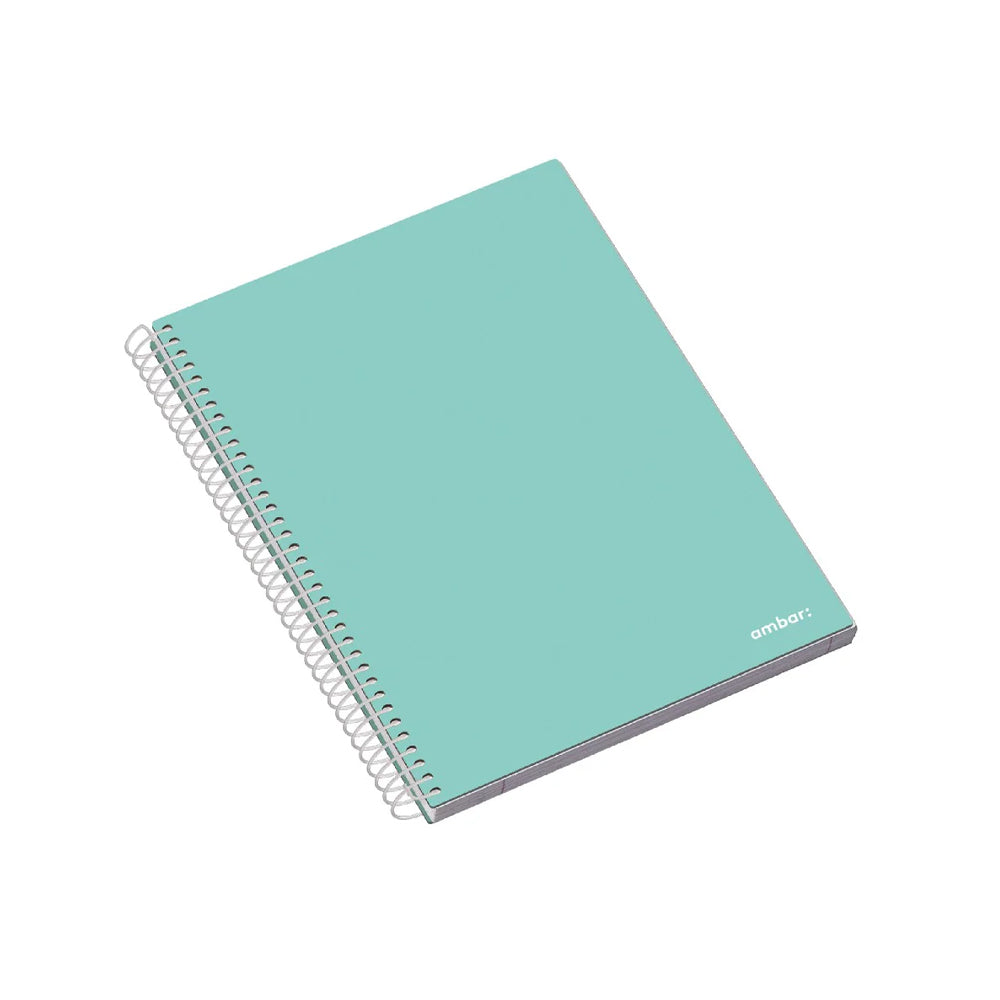 Caderno Espiral A5 Pautado Ambar School Sortido 100Fls 1un