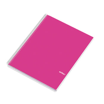 Caderno Espiral A4 Pautado Capa Dura Ambar School 70g 120Fls