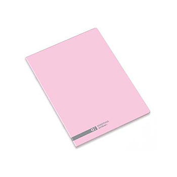 Caderno Agrafado A5 Pautado Ambar School Rosa 48Fls 1un